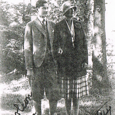 Clémentine et Louis Napoléon en 1928